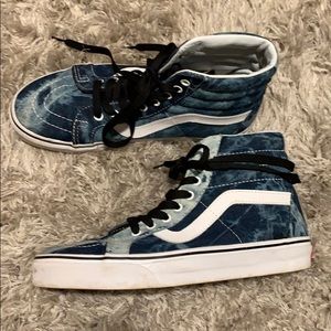 Denim Tie dye Vans